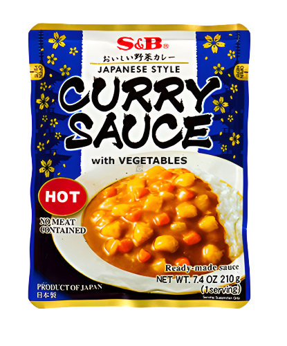 Gemüse Curry Scharf 210g von S&B