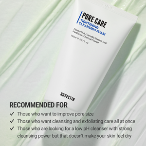 Mousse nettoyante resserrante Rovectin Soin des pores 150 ml