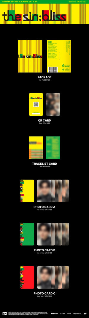 ENHYPEN - 8th Mini Album THE SIN : BLISS (Weverse Albums ver.)