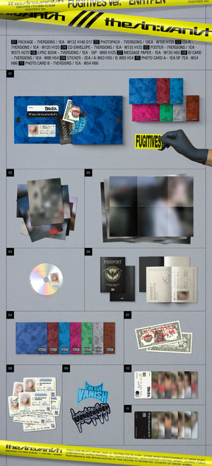 ENHYPEN - 7th Mini Album "THE SIN : VANISH" (FUGITIVES Ver.) Random