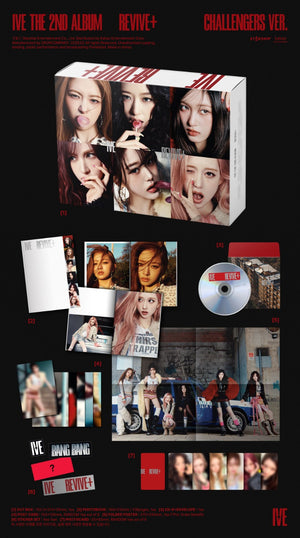 IVE-2nd Album [REVIVE+] (Ver. BANGERS / Ver. CHALLENGERS) Aléatoire