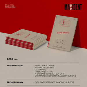 STRAY KIDS - MAXIDENT (CASE Ver.) (Random Ver.)