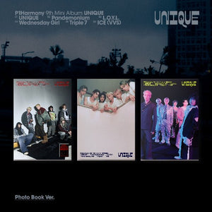 P1Harmony-9th Mini Album [UNIQUE] (Photobook Ver.) (A Ver. / B Ver. / C Ver.) Random