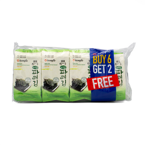 Parae Gim (Nori) Seetang Geröstet, Wenig Gesalzen & Geölt, 8x 5g von Sempio