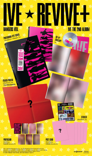 IVE-2nd Album [REVIVE+] (Ver. BANGERS / Ver. CHALLENGERS) Aléatoire