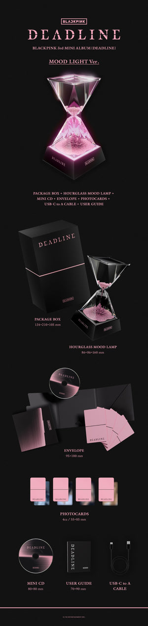 BLACKPINK -  3rd Mini Album DEADLINE (MOOD LIGHT Ver.)