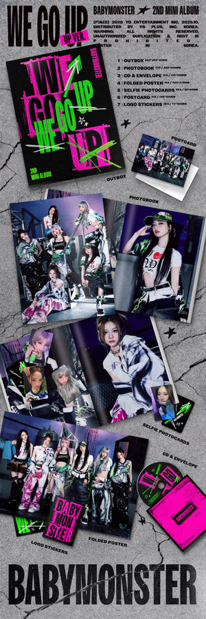 BABYMONSTER - 2e mini-album WE GO UP (Version UP)