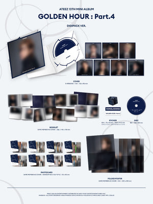 [Album] ATEEZ - 13th Mini Album [GOLDEN HOUR : Part.4] (Digipack Ver.)