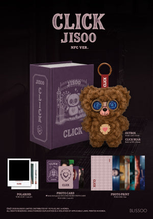JISOO (BLACKPINK) - Single Album CLIKC (CLICK BABY BEAR NFC Ver.)