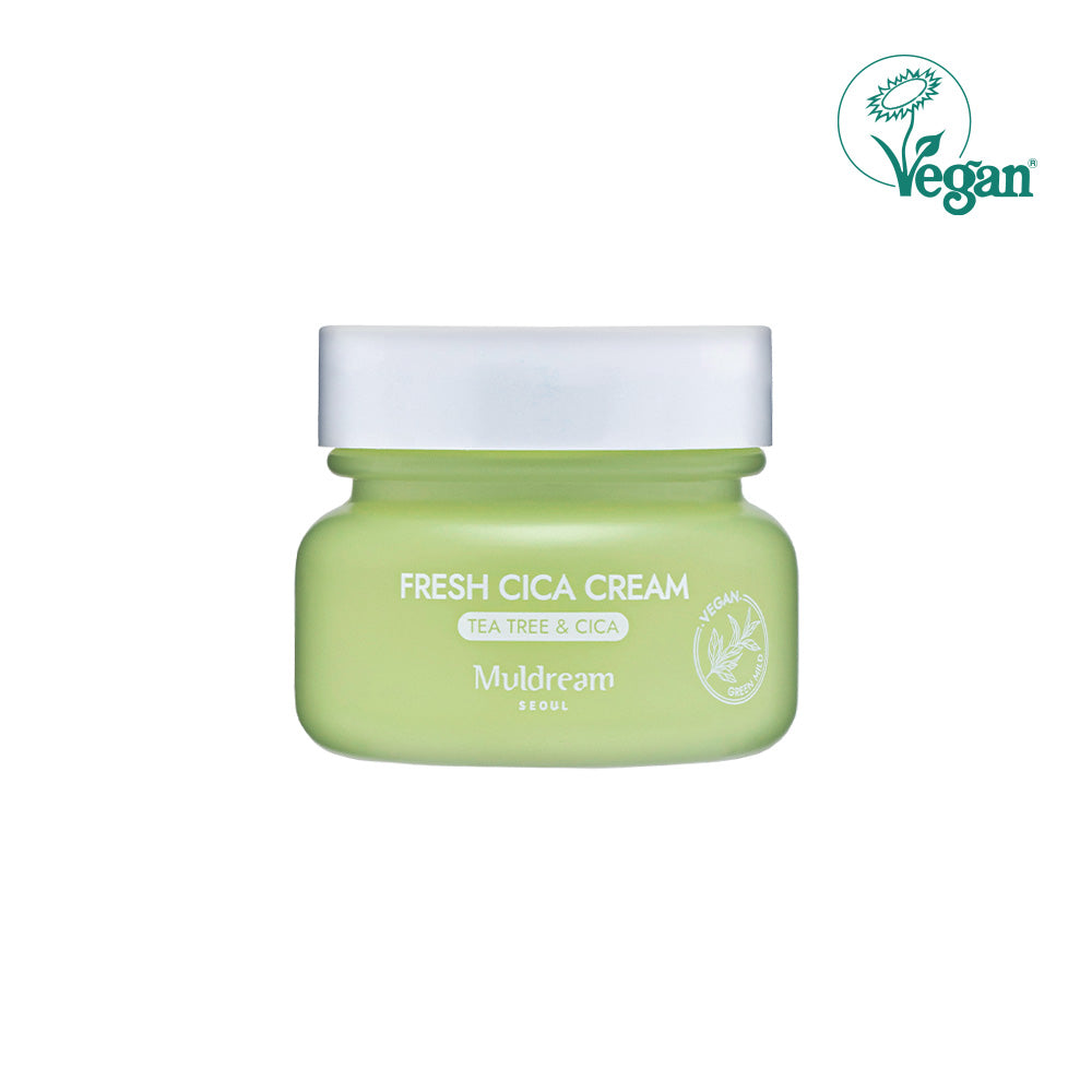 Muldream Vegan Green Mild Fresh Facial Cream 60g Product