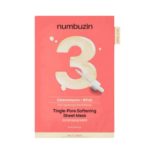 Numbuzin No.3 Masque en Tissu Adoucissant Pores Dilatés