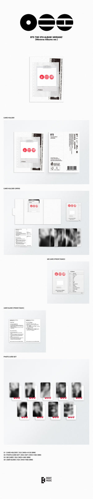 BTS - 5th Full Album ARIRANG (Weverse Albums ver.)