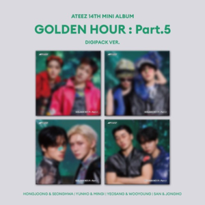 ATEEZ - 14e mini-album GOLDEN HOUR : Part.5 (Version DIGIPACK UNIT) Aléatoire