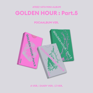 ATEEZ-14th Mini Album GOLDEN HOUR : Part.5 (POCAALBUM) Random