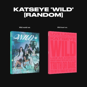 KATSEYE-3rd EP Album WILD (Wild world Ver. / Wild heart Ver.) Random
