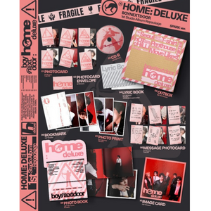 BOYNEXTDOOR -  1st Studio Album Repackage HOME : DELUXE (HAZE Ver. / OVERDRIVE Ver. / SPARK Ver.) Random