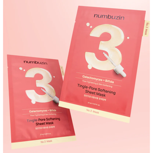 Numbuzin No.3 Masque en Tissu Adoucissant Pores Dilatés