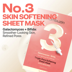 Numbuzin No.3 Masque en Tissu Adoucissant Pores Dilatés