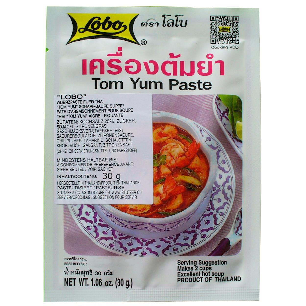 Tom Yum Paste 30g von Lobo