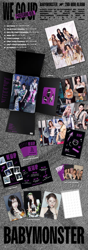 BABYMONSTER - 2nd Mini Album WE GO UP (POSTCARD Ver.)