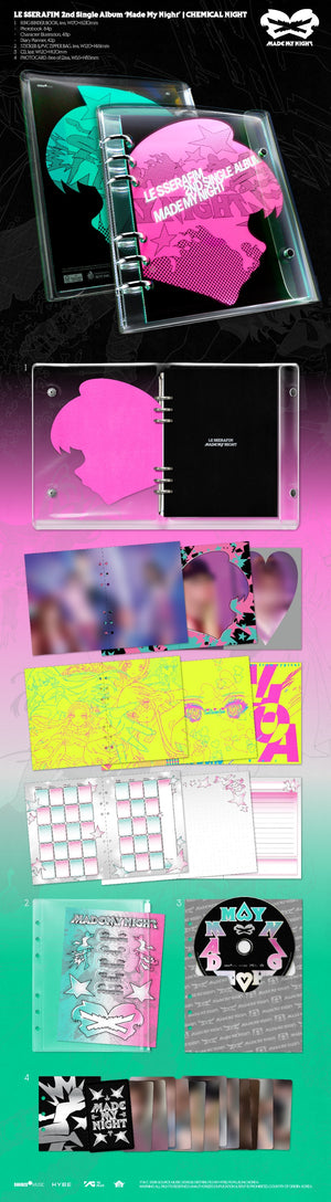 LE SSERAFIM -  2nd Single Album Made My Night (CHEMICAL NIGHT Ver.)