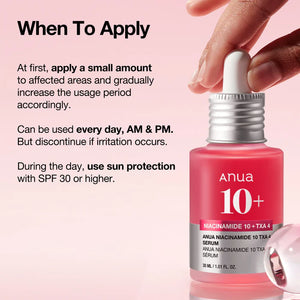 Anua Niacinamide 10% + TXA 4% Sérum 30ml