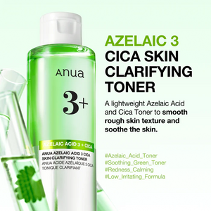 Anua Azelaic Acid 3 Cica Skin Clarifying Toner 250ml
