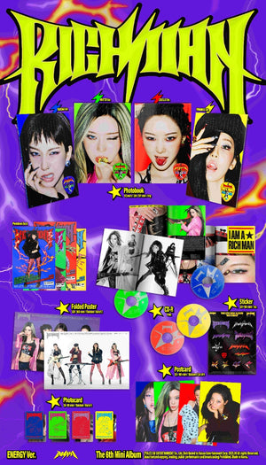 AESPA - 6th Mini Album Rich Man (ENERGY Ver.) Random