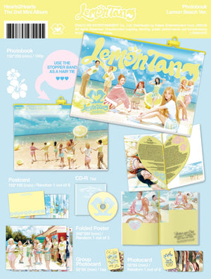 Hearts2Hearts - 2e mini-album Lemon Tang (Photobook Ver.) Aléatoire