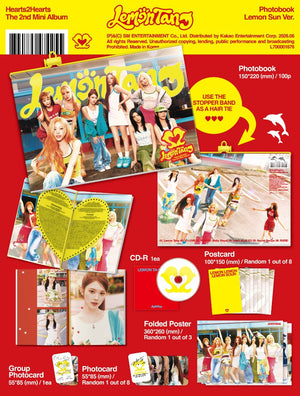 Hearts2Hearts - 2e mini-album Lemon Tang (Photobook Ver.) Aléatoire