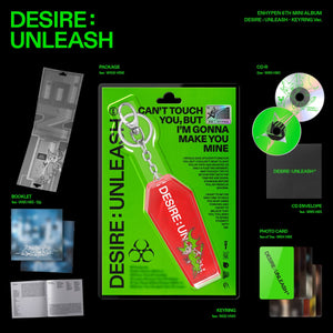 ENHYPEN - 6번째 미니 앨범 DESIRE : UNLEASH (KEYRING Ver.)