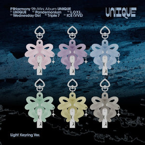 P1Harmony-9th Mini Album [UNIQUE] (Light Keyring Ver.) (Limited) Random