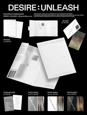 ENHYPEN - 6e mini-album DESIRE : UNLEASH (Weverse Albums Ver.)